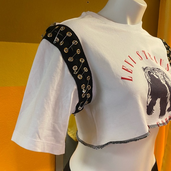 Vintage Levi Strauss modified crop top - Picture 3 of 5